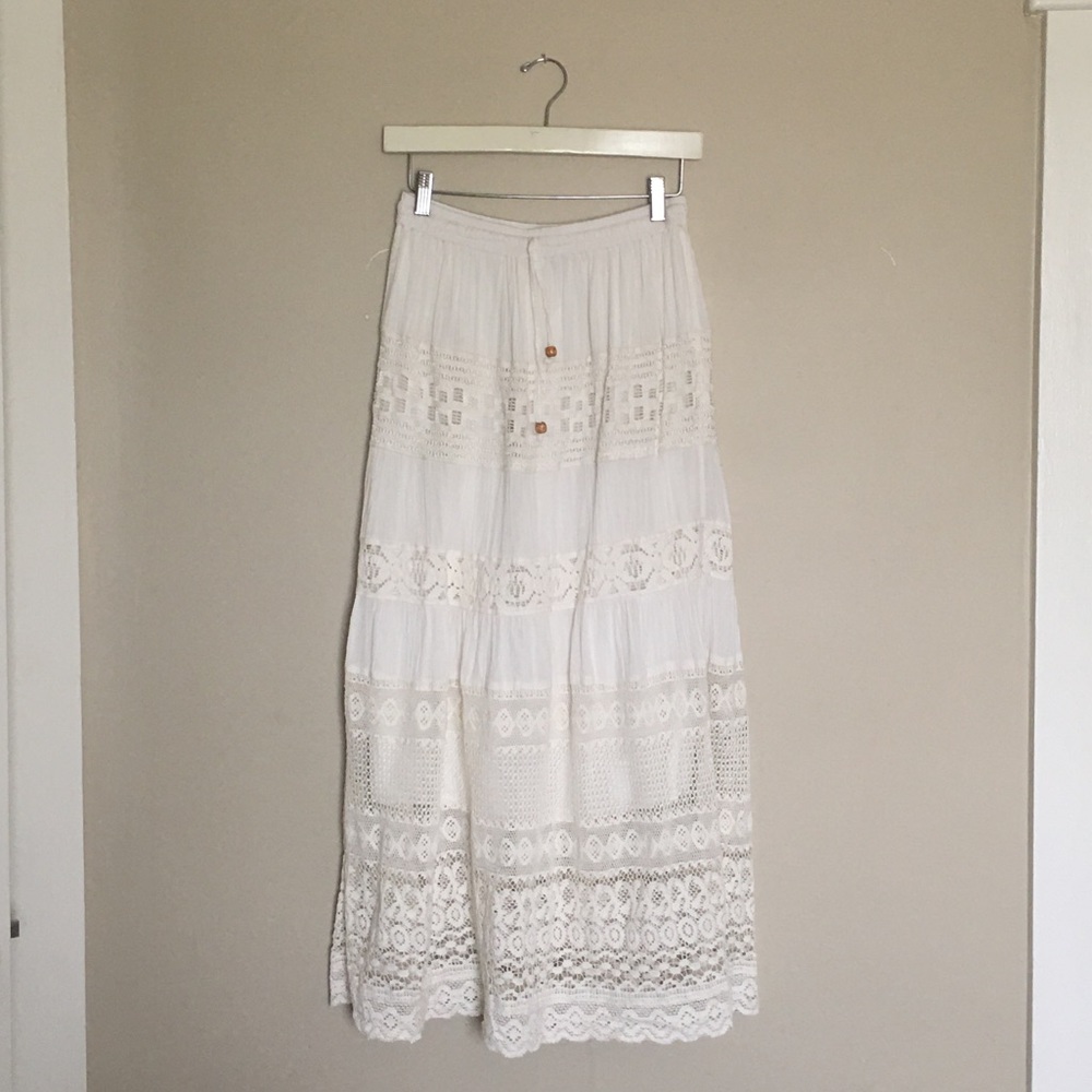 Bohemian maxi skirt